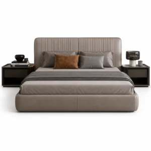 Sculptural Curves Bed