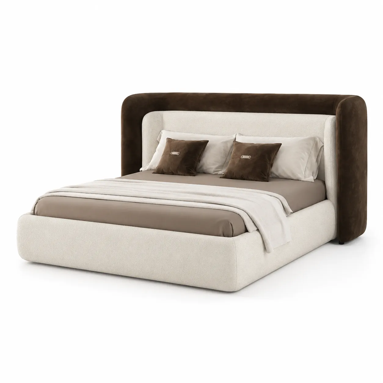 Cocoon Velvet Contrast Bed