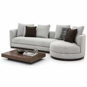 Curved Chaise Sofa