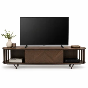 Oval Mid-Century TV Cabinet