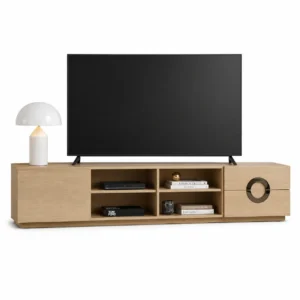 Minimalist Circular Handle TV Cabinet