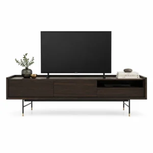 Mid-Century Gold Feet TV Cabinet