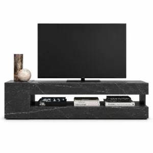 Black Marble TV Unit