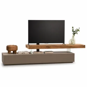Modular Glass Outdoor View TV Cabinet