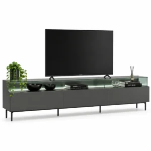Deep Green Marble Top TV Cabinet