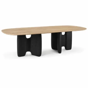 Oak Marble Dining Table