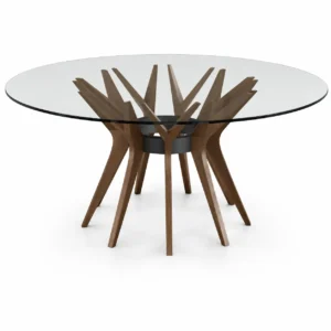 Glass Round Dining Table