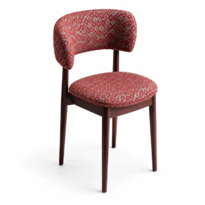 Mid-Century Rounded Back Dining Chair