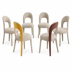 Sculpted Arch-Back Dining Chair