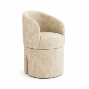 Barrel Tub Velvet Dining Chair