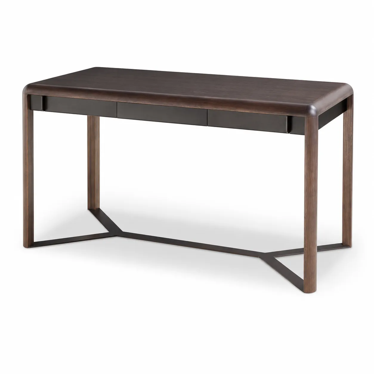 Matte Black Study Table