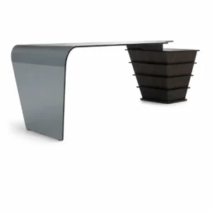 Glass Top Study Table