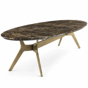 Oval Marble Dining Table